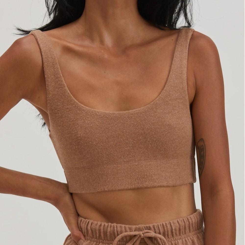 NWT Donni Sweater Bra Top Small
